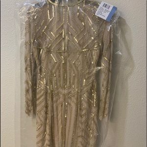 Mini Sequin Art Deco Dress